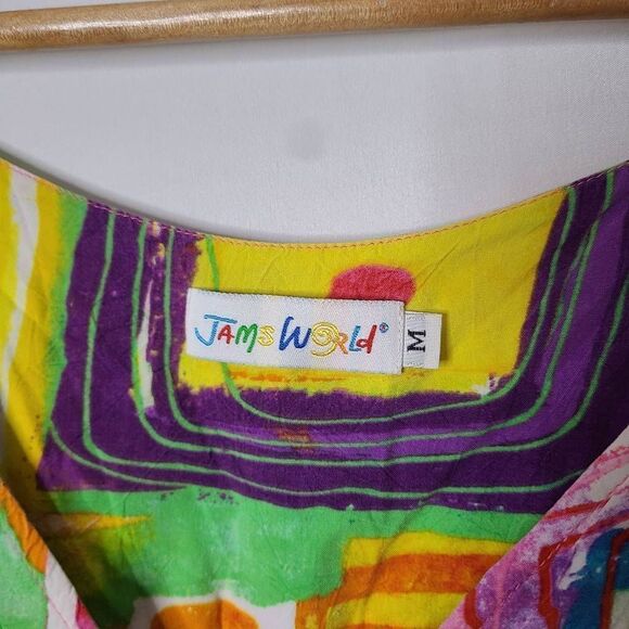 Jams World Eye Candy Sleeveless Top Size M - Picture 2 of 7